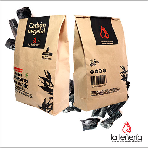 Carbón ecológico bolsa ecológica x 2